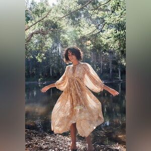 Daughters of India Kyra Midi Dress ~ Cumin